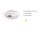 Plafonnier LED rond Blanc Noir Interrupteur de série 55 W