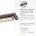 Blendarme LED Deckenleuchte dimmbar Holz 107 cm 5500 lm