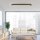 Blendarme LED Deckenleuchte dimmbar Holz 107 cm 5500 lm