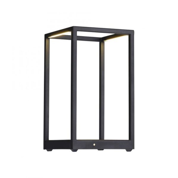 Lampe de table LED noire à intensité variable Touch 26 cm 4 W Mémoire