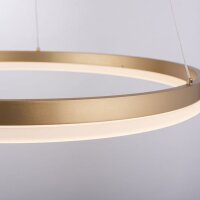 LED Pendelleuchte in Messing dimmbar 3000 K Ø60 cm...