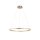 LED Pendelleuchte in Messing dimmbar 3000 K Ø80 cm Ring