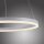 LED Pendelleuchte Weiß dimmbar 38 W 3000 K Ø60 cm Ring