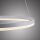 LED Pendelleuchte Weiß dimmbar 38 W 3000 K Ø60 cm Ring