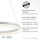 LED Pendelleuchte Weiß dimmbar 38 W 3000 K Ø60 cm Ring