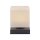 Lampe de table LED anthracite verre 16 cm 580 lm dimmable