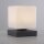 Lampe de table LED anthracite verre 16 cm 580 lm dimmable