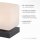 Lampe de table LED anthracite verre 16 cm 580 lm dimmable