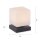 Lampe de table LED anthracite verre 16 cm 580 lm dimmable
