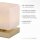 Lampe de table LED verre 16 cm 580 lm dimmable en laiton