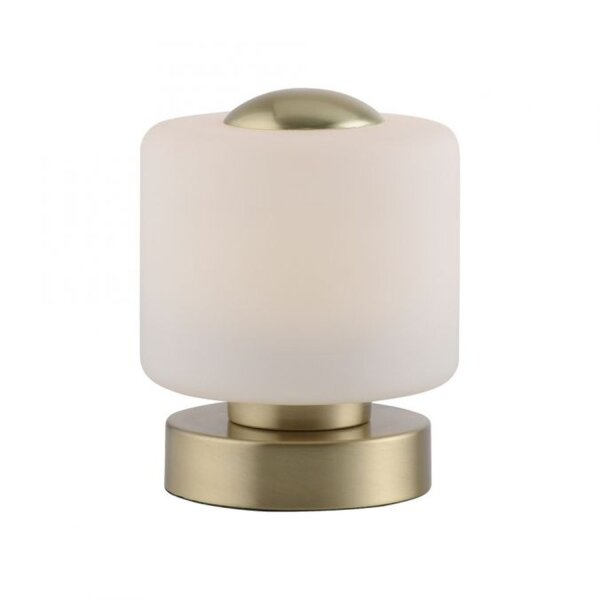 LED Tischleuchte Touch dimmbar 15 cm 3000 K in Messing