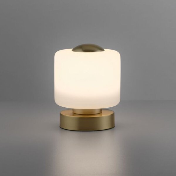 LED Tischleuchte Touch dimmbar 15 cm 3000 K in Messing