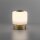 LED Tischleuchte Touch dimmbar 15 cm 3000 K in Messing