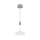 Lampe LED à suspendre Abat-jour en verre dimmable Télécommande 4350 lm