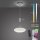 Lampe LED à suspendre Abat-jour en verre dimmable Télécommande 4350 lm