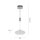 Lampe LED à suspendre Abat-jour en verre dimmable Télécommande 4350 lm
