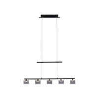 LED Pendelleuchte Rauchglas blendarm 80 cm lang 20 W