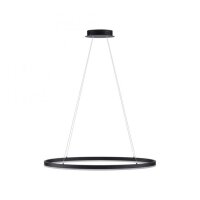 LED Pendelleuchte Anthrazit oval 3000 K L:80 cm dimmbar