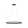 LED Pendelleuchte Anthrazit oval 3000 K L:80 cm dimmbar