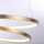 LED Pendelleuchte in Blattgold B:55 cm 4000 lm dimmbar