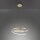 LED Pendelleuchte in Blattgold B:55 cm 4000 lm dimmbar