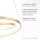 LED Pendelleuchte in Blattgold B:55 cm 4000 lm dimmbar