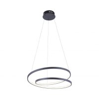 LED Pendelleuchte Schwarz B:55 cm 4000 lm dimmbar