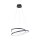 LED Pendelleuchte Schwarz B:55 cm 4000 lm dimmbar