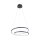 LED Pendelleuchte Schwarz B:55 cm 4000 lm dimmbar
