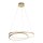 Suspension LED en feuille dor L:72 cm 3000 K dimmable