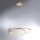 Suspension LED en feuille dor L:72 cm 3000 K dimmable