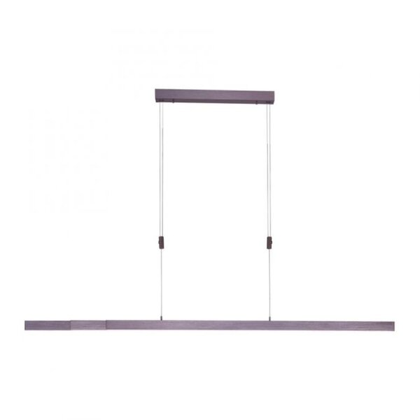Suspension LED ajustable Touch 4680 lm brun sépia