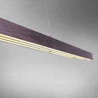 Suspension LED ajustable Touch 4680 lm brun sépia