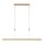 Dimmbare LED Pendelleuchte Touch 4680 lm in Messing
