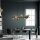 Lampe à suspendre gris fumée ambre G9 3000 lm verre 10-flmg