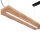 LED Pendelleuchte Holz Fernbedienung L:120 cm dimmbar