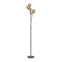Grand lampadaire en métal brun rouille or 181,2 cm...