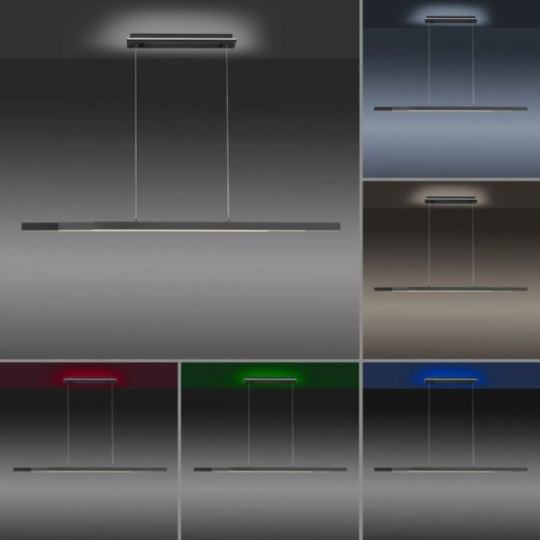 Lampe LED à suspendre RGB changement de température de couleur 179 cm dimmable