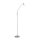 Verstellbare Stehleuchte in Silber Dimmer Glas 163 cm