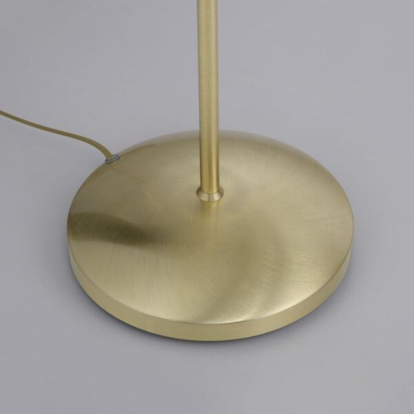Verstellbare Stehleuchte in Messing Dimmer Glas 163 cm