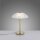 LED Tischleuchte dimmbar in Messing Alabasterglas 3 W
