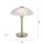 LED Tischleuchte dimmbar in Messing Alabasterglas 3 W