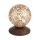 Landhaus Tischlampe Metall Rostbraun Gold 12,5 cm G9