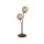 Rustikale Tischlampe Metall Rostbraun Gold 52 cm 2-flmg