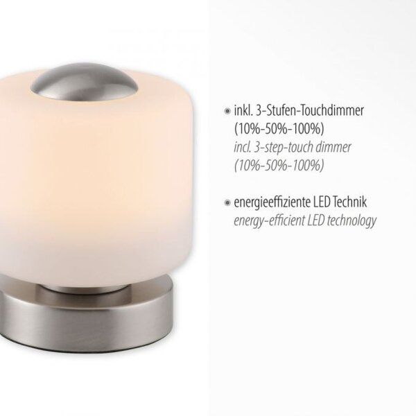 Blendarme LED Lampe de table Touch dimmable 15 cm 3000 K