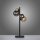Lampe de table gris fumée ambre 48 cm G9 3000 K verre