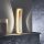 Elegante LED Tischlampe warmweiß 40,5 cm in Blattgold