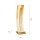 Elegante LED Tischlampe warmweiß 40,5 cm in Blattgold