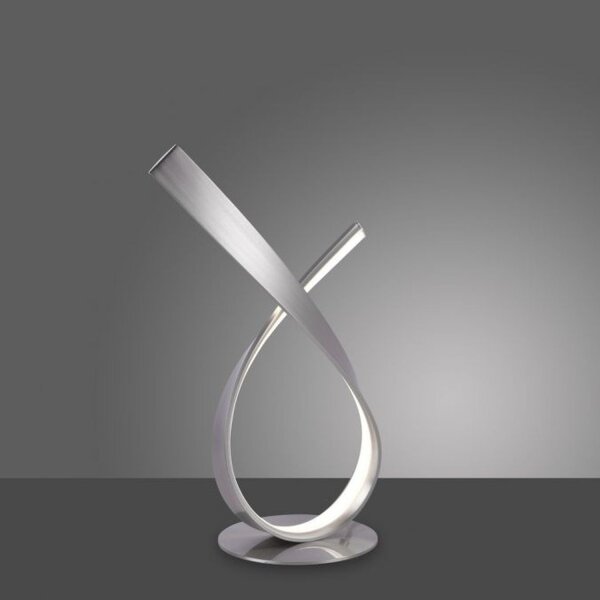 Lampe de table LED élégante en acier 3000 K 11 W à intensité variable