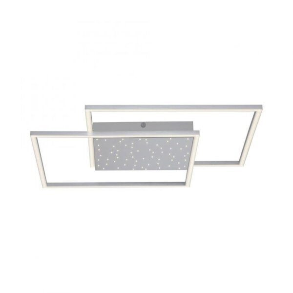 LED Deckenleuchte mit Nachthimmel in Stahl 49 W dimmbar